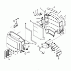 90 (3 CYL.) 0A996142 THRU 0B240450 Cowls and front cover