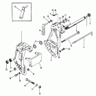 100 (4 CYL.) 0B209468 THRU 0D283221 Кронштейн крепления к транцу
