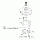 50 (3 CYL.) 0G590000 THRU 0G760299 Flywheel and stator (manual)