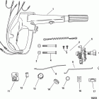 9.9 (4-STROKE)(209cc) 0R042475 & Up Tiller handle conversion kit-manual, 896289a01