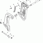 200 (DFI) 3.0L 1B504989 & Up Кронштейны крепления к транцу