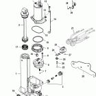 50 (3 CYL.) 1B000001 & Up Механизм гидроподъема Power Trim