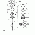 45 (4 CYL.) 0A719281 & Up Power trim pump(eaton rectangular motor)