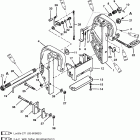 30 JET 0C159200 THRU 0G589999 Clamp bracket (thumb screw design) (s / n d181999 & belo...