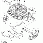 200 VERADO (4-STROKE)(6 CYL.) 1B517434 & Up Adaptor plate hose routings