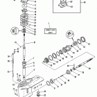 40 (TWIN CARB) (W/OIL INJECTION) 6E9-015001 AND UP      (M) Корпус редуктора