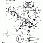 15 0D281000 THRU 0G760299 Коленчатый вал (15, 9.9 сер.№ USA-0G112450 / BEL-9831800...