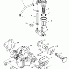 25 (2 CYL.) 1B000001 & Up Fuel system components(commercial engines)