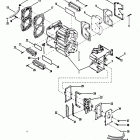 18XD 7209533 THRU 0A730006 Cylinder block and covers (serial group #1)