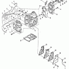 15C E-684-250101 AND UP Crankcase and cylinder head