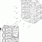 200 (DFI) 3.0L 1B504989 & Up Starboard center main oiling system