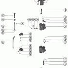 140 5625108 AND UP Carburetor linkage and choke solenoid