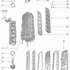 115 (6 CYL.) 4865178 THRU 5430526 End cap, manifold and exhaust covers