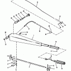 90 (3 CYL.) 0A996142 THRU 0B240450 Steering handle components (with steering arm)