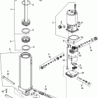 100 EFI (4-STROKE) 1B227000 THRU 1B366822 Компоненты механизма гидроподъема Power Trim