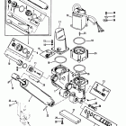 100 (4 CYL.) 0B209468 THRU 0D283221 Power trim components(three ram power trim design ii)
