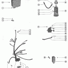 140 5088444 THRU 5443029 Starter motor, starter solenoid, rectifier & wiring harn...