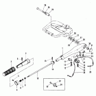 40B (THRU PROP. EXHAUST) E-676-B100461 THRU B102785 Steering handle(manual start model)