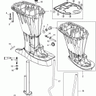 40 EFI (3 CYL.)(4-STROKE) 1C049739 & Up Корпус вертикального вала