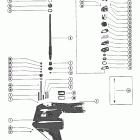 115 (6 CYL.) 7147988 THRU 7208847 Корпус редуктора, вертикальный вал
