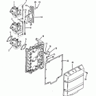 90 (3 CYL.) 0A996142 THRU 0B240450 Carburetor and attenuator plate