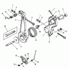 55 (3 CYL.) 0D000750 THRU 0G290584 Рычаг дросселя и приводная штанга