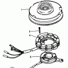55 (3 CYL.) 0D000750 THRU 0G290584 Flywheel (55)