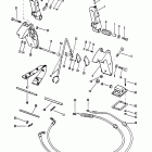 50 (3 CYL.) 7208333 THRU 0A721307 Trim cylinders and hydraulic hoses