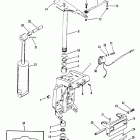 100 (4 CYL.) 0B209468 THRU 0D283221 Поворотный кронштейн и рычаг рулевого управления