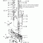 55 (3 CYL.) 0G290585  THRU 0G589999 Gear hsg(drive shaft)(60 sea / mara / big foot,6 jaw rev...