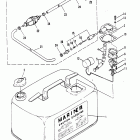 15C E-684-250101 AND UP Fuel tank and fuel line assembly