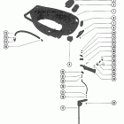 115 (6 CYL.) 5738891 THRU 6436122 Bottom cowl and shift linkage