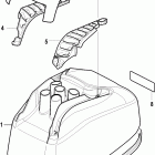 15 Carb(2CYL)(4-STROKE) 0R235949 & Up Верхняя часть колпака