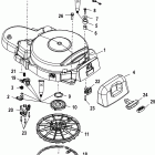 25 (4-STROKE) 0T409000 THRU 1B344298 Ручной стартер