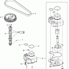 40 CARB (3 CYL.)(4-STROKE) 1B227000 THRU 1B344306 Распредвал / масляный насос