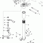 25 (4-STROKE) 0T409000 THRU 1B344298 Рулевой рычаг