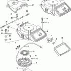 15 Carb(2CYL)(4-STROKE) 0R235949 & Up Ручной стартер