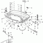 15 Carb(2CYL)(4-STROKE) 0R235949 & Up Нижняя часть колпака