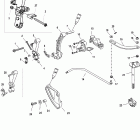 50 (4-STROKE)(4 CYL.) 0T178500 THRU 0T598999 Linkage(remote)