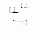 45 (4 CYL.) 0A719281 & Up Mounting hardware(electric handle)