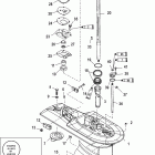 100 (4 CYL.) 0G760300 THRU 0G965520 Gear housing, drive-usa-0t627234 / bel-0p215668 and belo...