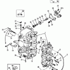 55 (3 CYL.) 0D000750 THRU 0G290584 Блок цилиндров и коленчатый вал