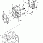 9.9 (4-STROKE) (323 cc) 0G760300 THRU 1B226999 Головка цилиндра