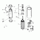 200 (3.0L EFI) 0T750164 THRU 0T800999 Starter motor(225-s / n-0t467441 / 250-s / n-0t467334 &b...