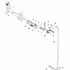 8A 655-300100 AND BELOW Gear shift linkage