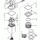 115 (6 CYL.) 7208848 AND UP Power trim pump (eaton rectangular motor)