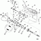 40 ITALY (4-STROKE) 0G760300 THRU 0T178499 Gear housing, propeller shaft - 1.83:1 gearratio-non big...