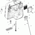 125 DFI (3 CYL.)(1.5L) 1B736885 & Up Oil tank, 75 / 90 / 115 / jet 80