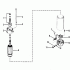 50 (3 CYL.) 7208333 THRU 0A721307 Starter motor assembly (bosch)