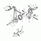 90 (3 CYL.) 0A996142 THRU 0B240450 Рычаг дросселя и приводная штанга